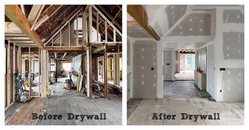 Drywall Removal project — Yuba City, California